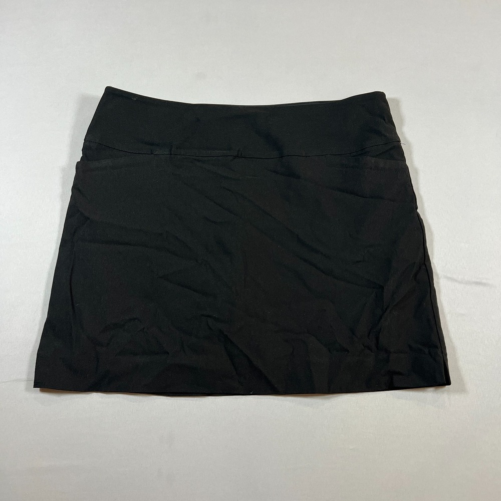 S.c.& Co. Skort Womens 2XL Black Stretch High Waisted Athleisure Golf Tennis